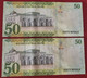 Saudi Arabia 50 Riyals 2021 (1442 Hijry) P-40 C UNC One Note From A Bundle New Name Saudi Central Bank - Saudi Arabia