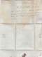 MONACO  MARQUE POSTALE 85 DU 24 MARS 1794 (RARE CAR PERIODE REVOLUTIONNAIRE DE FORT HERCULE)  LONGUE CORRESPONDANCE - ...-1885 Préphilatélie