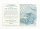 Calendrier ,petit Format , 1909 , Grande Pharmacie SAINT MICHEL , Angers, Vin Saint Michel Contre L'anémie,2 Scans - Formato Piccolo : 1901-20