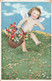 CPA Petit Enfant Avec Des Ailes - Ange - Avec Un Panier De Fleurs - Le Retour Du Printemps - M Klinger - Angels