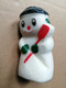 BOUGIE DE FIN D ANNEE - BONHOMME DE NEIGE - Velas Decorativas