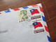 Delcampe - Asien VR China / Taiwan 1980er Jahre Kleiner Posten Mit 6 Firmenbriefe Air Mail / Registered Letter - Briefe U. Dokumente