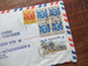 Asien 1986 GB Kolonie Hong Kong 1986 2x Firmen Belege Registered / Express Mit Hohen Frankaturen! - Lettres & Documents