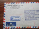 Asien 1986 GB Kolonie Hong Kong 1986 2x Firmen Belege Registered / Express Mit Hohen Frankaturen! - Covers & Documents