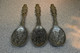 Delcampe - 3x Lepels TIN Wapen Van Leiden (jaren 60) Made In Holland (NL) - Spoons