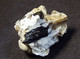 Pearly Polylithionite With Aegerine ( 3 X 3 X 2.5 Cm) Poudrette Quarry  Mont Saint-Hilaire - Montérégie - Québec  Canada - Minéraux