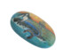 Blue Mermaid Hand Painted On A Smooth Beach Stone Paperweight - Pisapapeles