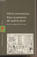 Pour La Semaine De Quatre Jours - Sortir Du Piège Des 35 Heures - "Poche" N°66 - Larrouturou Pierre - 1999 - Livres Dédicacés