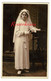 Girl Fille Enfant Child Oude Foto Communie Altes Cabinet Old Photo Ancienne Studio Communion Photograpie - Sin Clasificación