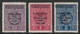 Lubiana, Ljubljana, 1941, Postage Due, R. Comm. Overprint, Modificated, Complete Set, MNH, Good Quality - Ljubljana