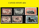 (°) ABA BELGIAN CONGO / CONGO BELGE = CANCELATION STUDY = 6 STAMPS [-A-] AIRMAIL PA1+3+10+9+17+12 - Variétés Et Curiosités