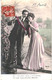 CPA Carte Postale France Couples1er Avril  Un Couple Avec Leur Poisson 1913 VM60928 - 1er Avril - Poisson D'avril