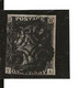 1840 1 D  Filigrane Inversé Yvert 1a  Voir " Classiques Du Monde "  Yvert - Oblitérés