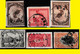 (°) ABA BELGIAN CONGO / CONGO BELGE = CANCELATION STUDY = 6 STAMPS [-H-] COB 071+128+130+141+126+175 (x 2) - Abarten Und Kuriositäten