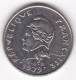 Polynésie Française. 10 Francs 1979 . En Nickel - Polynésie Française