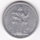 Etablissements Française De L’Océanie. Union Française. 2 Francs 1949, En Aluminium - Polynésie Française