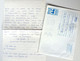 №62 Traveled Envelope And Letter Cyrillic Manuscript Bulgaria 1980 - Local Mail - Lettres & Documents