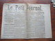 Frankreich 9.1.1885 Paris Zeitung Le Petit Journal 61 Rue Lafayette A Paris / L'Affaire D'Egypte - 1850 - 1899