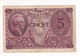 ITALIA 5 LIRE 1944 CAT. 14A - Italië– 5 Lire