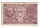 ITALIA 5 LIRE 1944 CAT. 14C - Italia – 5 Lire