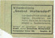 Deutschland - Woltersdorf - Woltersdorfer Strassenbahn - Fahrschein Wolterdorfer Schleuse Bahnhof Rahnsdorf - Rückseitig - Europa