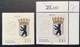 BRD 1992 Mi.1588 ** SELTENE POSTFÄLSCHUNG (Ukraine) 100 Pf Berlin (Bund RFA Allemagne Faux Postal Forgery Germany - Unused Stamps
