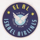 EL AL ISRAEL AIRLINES LABEL - Étiquettes à Bagages