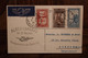 Cpa 1936 Alger Londres En 12 Heures Inauguration Du Service Air Mail Cover Mit Luftpost Par Avion Flugpost Hydravion - Lettres & Documents