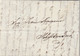 OLD LETTER . 1836. CAIRO TO ALESSANDRIA. WRITTEN IN GERMAN - Vorphilatelie