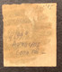 P 199 AUVELAIS RARE Sur 40c Medaillon 1858-61 Sans Filigrane Belgique Yvert 12  (Belgium Numeral Postmark Namur Province - 1858-1862 Medaillons (9/12)