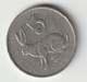 ZIMBABWE 1990: 5 Cents, KM 5 - Zimbabwe