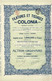 -Titre De 1921 - Filatures Et Tissages Colonia - - Textil