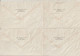 1953 - BRESIL - 4 ENVELOPPES Par AVION (ETIQUETTE !) De LEBLON => PASSENANS JURA  / GARD / DIJON - Cartas & Documentos