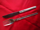 Sabena 1980 - 1 Fourchette + 1 Couteau -  Argenterie Première Ou Business Class - Cutlery
