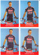 Fiches Cyclisme Avec Palmarès - Equipe Cycliste Professionnelle Bonjour 2001 (S. Chavanel, Didier Rous, Th. Voeckler...) - Cyclisme