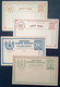 North Borneo 1889-1892 4diff. VF Postal Stationery Card (Malaysia Malaisie Entier Labuan Waterlow Du Nord SINGAPORE - Borneo Del Nord (...-1963)