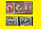 (°) AKETI BELGIAN CONGO / CONGO BELGE CANCEL STUDY [A] WITH 5 DIFFERENT STAMPS 1931/1950 PERIOD - Abarten Und Kuriositäten