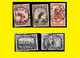 (°) AKETI BELGIAN CONGO / CONGO BELGE CANCEL STUDY [B] WITH 5 DIFFERENT STAMPS 1931/1948 PERIOD - Errors & Oddities