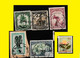 (°) AKETI BELGIAN CONGO / CONGO BELGE CANCEL STUDY [D] WITH 6 DIFFERENT STAMPS 1931/1952 PERIOD - Plaatfouten En Curiosa