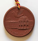 Médaille Porcelaine(porzellan) Meissen - Ville De Dresde 1956. 40 Mm - Sammlungen