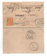 TB 3753 - 1902 - Entier Postal Type Mouchon - Me FLEUREAU Notaire à THORIGNE Pour SAINT GERMAIN DE LA COUDRE - Kaartbrieven