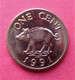 - BERMUDES - 1 Cent - 1991 - Cochon - - Bermudes