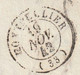 Delcampe - 1842 - D4 Grand Cachet à Date Type 12 Simple Fleuron Sur Lettre Avec Texte De Ganges, Hérault Vers Aniane - Taxe 3 Décim - 1801-1848: Precursori XIX