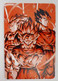 Carte Dragon Ball Z / DBZ / Fancard Custom PRISM HOLO MANGA Neuf N°67 - Dragonball Z