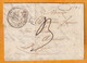 1832 - D4 Grand Cachet à Date Type 12 Simple Fleuron Sur Lettre De CANET Postée à NARBONNE Vers Aniane, Hérault - 1801-1848: Precursori XIX