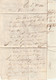 Delcampe - 1832 - D4 Grand Cachet à Date Type 12 Simple Fleuron Sur Lettre De CANET Postée à NARBONNE Vers Aniane, Hérault - 1801-1848: Précurseurs XIX