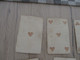 X7 CARTE A JOUER ANCIENNE XVIII ème 18 ème Playing Card Cœur Tout état - Speelkaarten