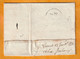 Delcampe - 1832 - D4 Grand Cachet à Date Type 12 Simple Fleuron Sur Lettre De CANET Postée à NARBONNE Vers Aniane, Hérault - 1801-1848: Precursori XIX