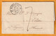 1830 - D4 Grand Cachet à Date Type 12 Simple Fleuron Sur Lettre De BORDEAUX  Vers Aniane, Hérault - Taxe 7 - 1801-1848: Vorläufer XIX