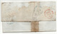 GB 1844 1d Red Imperf Strip Of 4 Black MX Cover (Entire) To Kirkby Lonsdale (**) Red Penny Strip Of Four - 1840 Buste Mulready